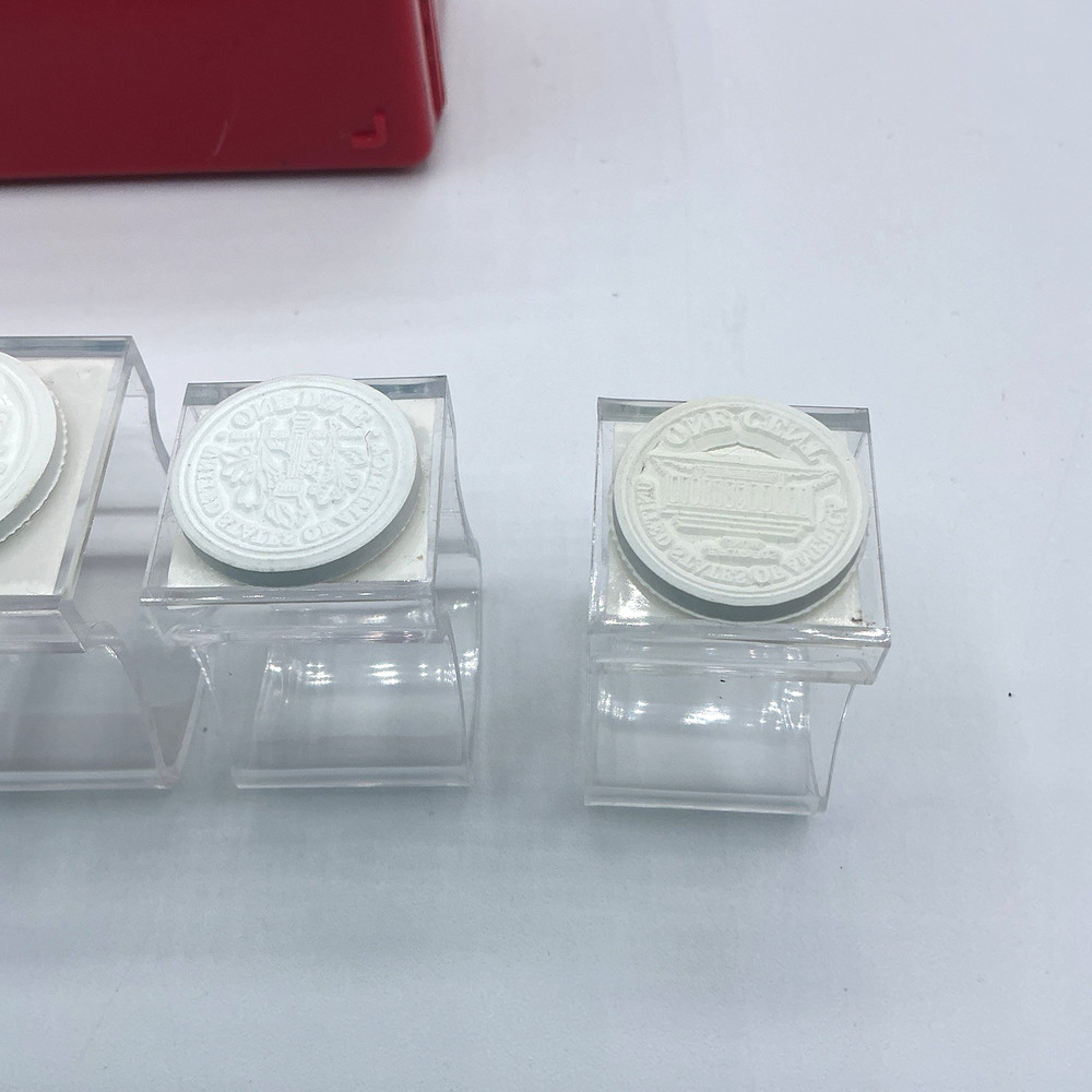 Learning Resources 5 Coins Tails Rubber Stamps Set Hone School Learning 6+ Boxed