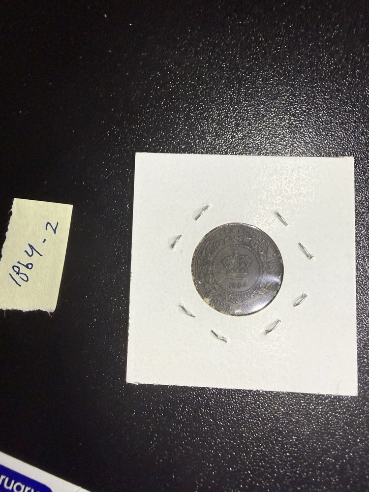 1864 Nova Scotia Bronze Half Cent