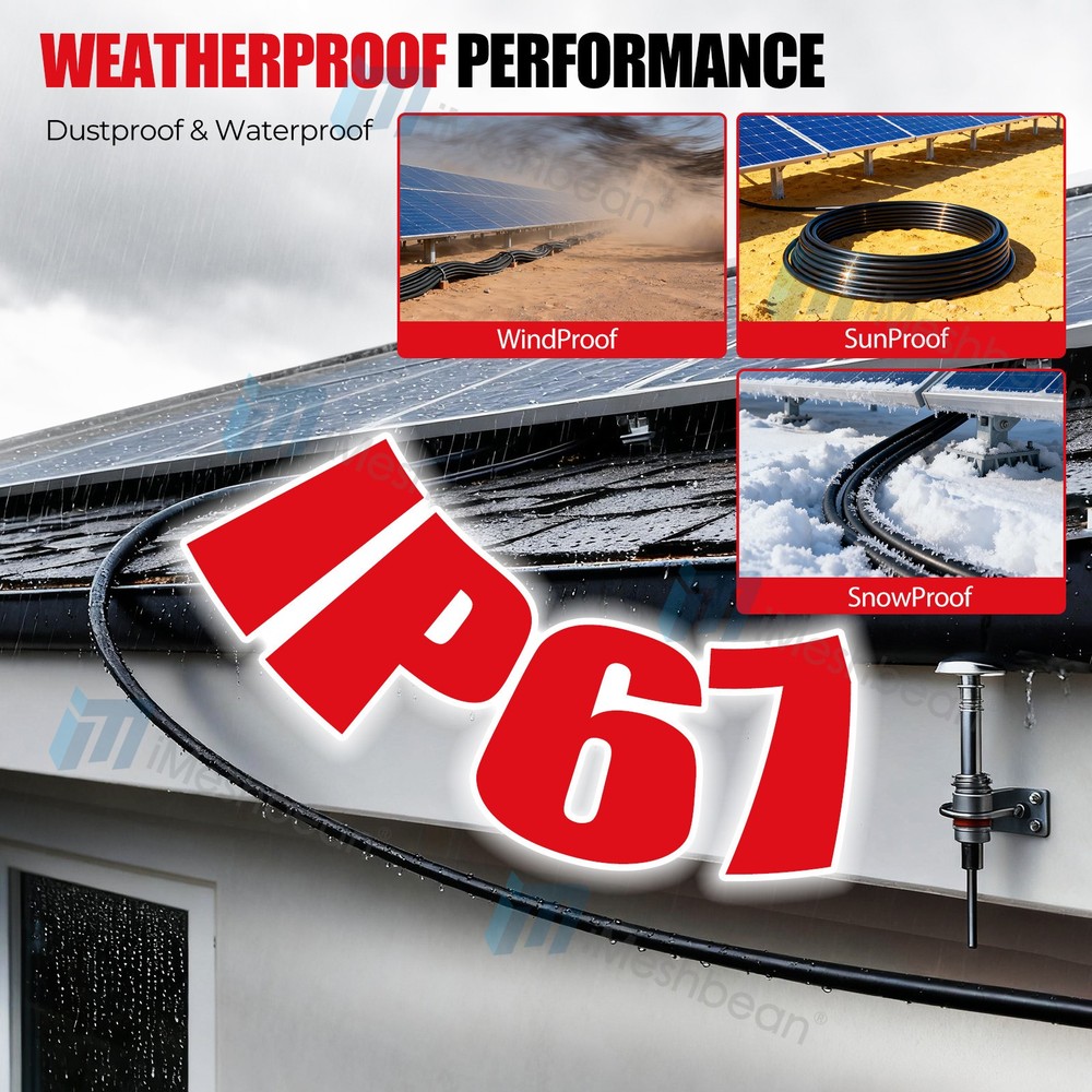 10AWG Solar Panel Extension Cable 6mm² Solar Cable Flexible PV Wire Connectors