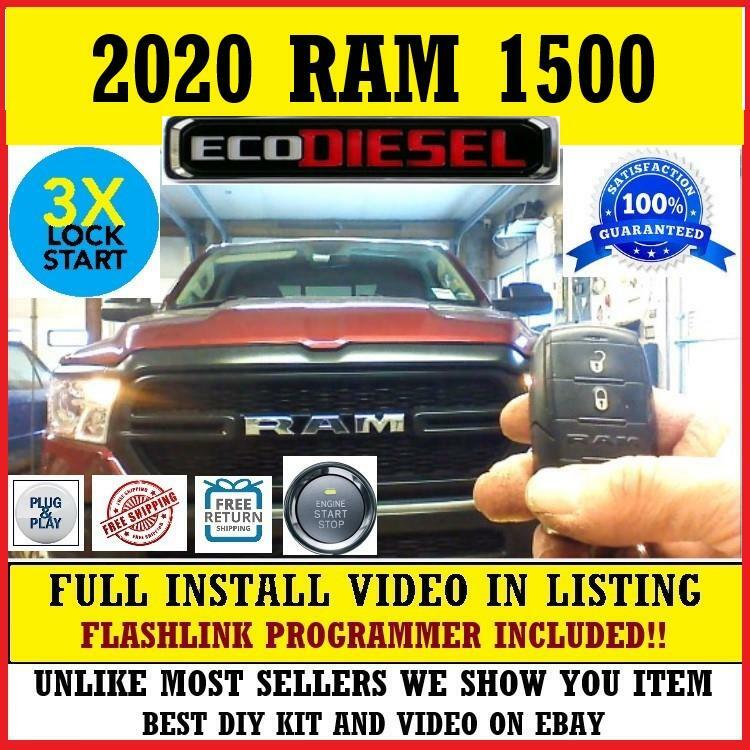 Plug & Play Remote Start 2020 RAM 1500 ECO DIESEL
