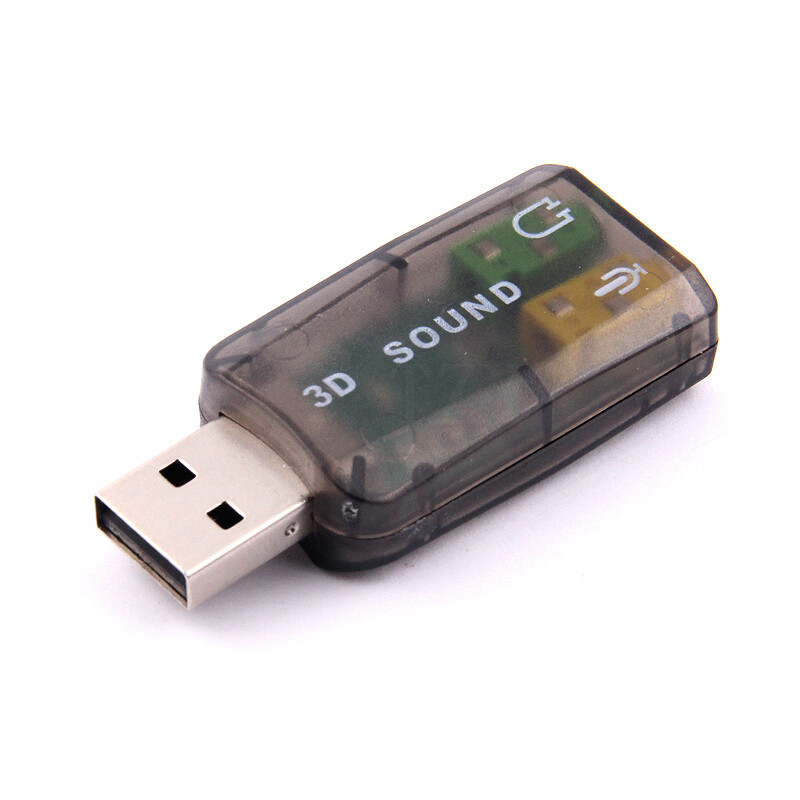 USB 3D Sound Card, 5.1 USB External Stereo