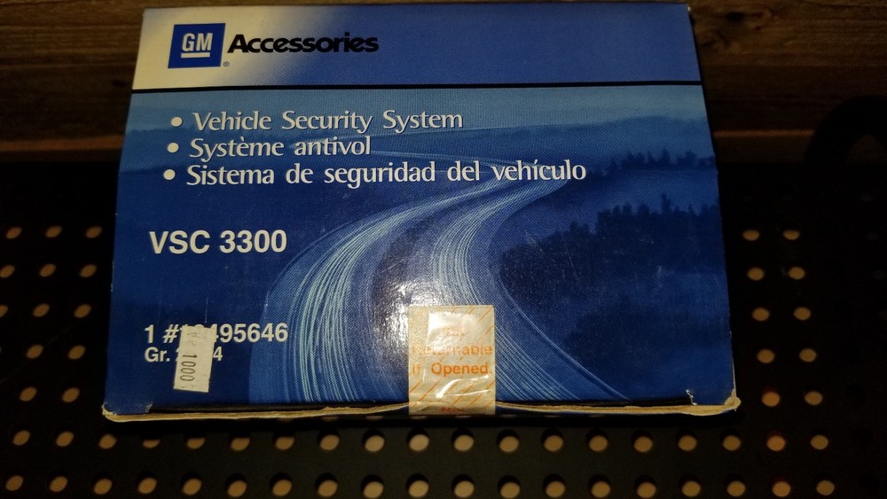 1994-'04 GM ALL VEHICLES Security System GM Accessories VSC 3300 Keyless Entry