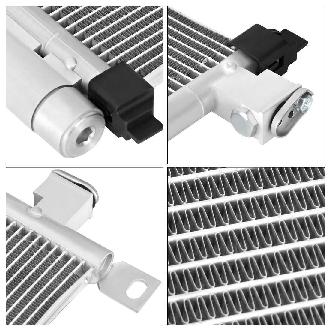 Aluminum A/C AC Condenser for 2014-2020 Nissan Rogue 2.5L With Receiver Drier