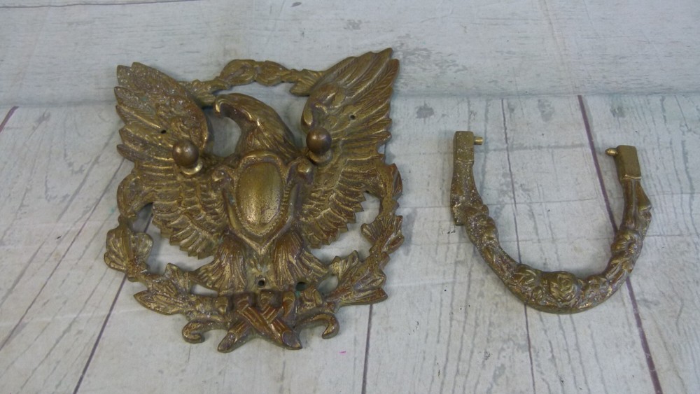 Vintage Spread Wing Eagle ? Solid Brass ? Door Knocker