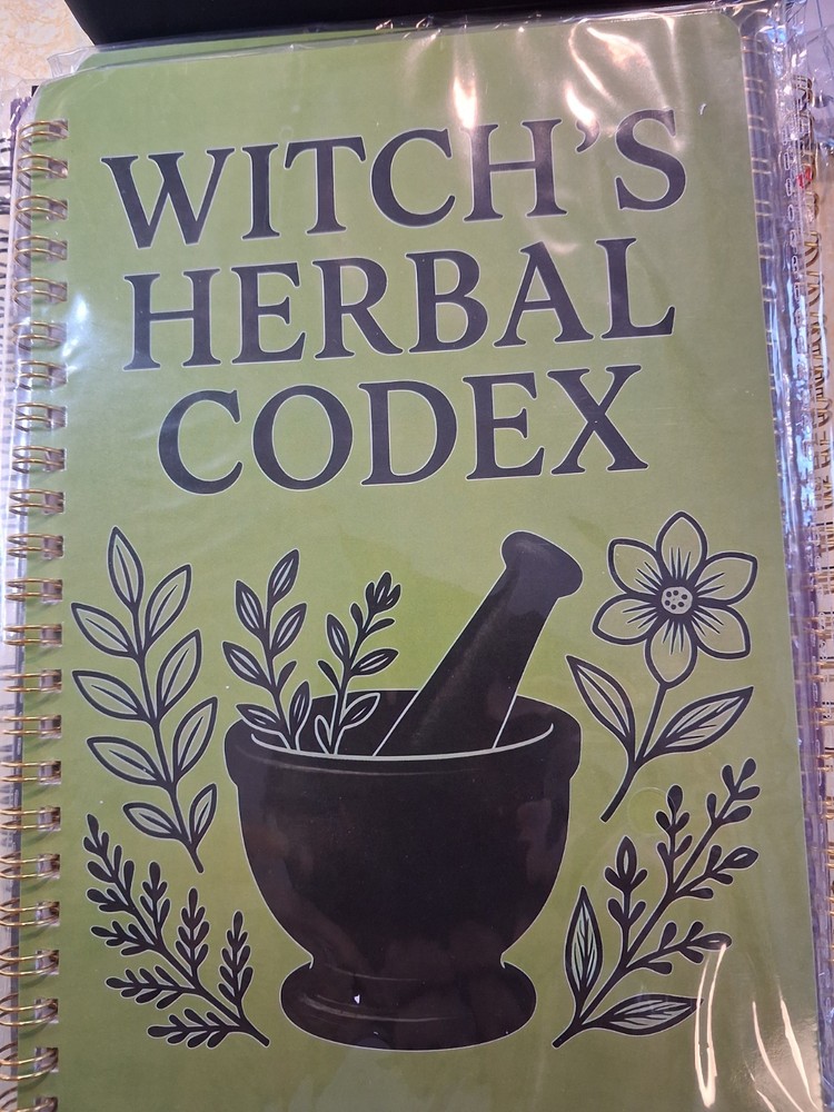 Witch's Herbal Codex - Magical Herb Guide Book Occult Pagan Witchcraft Reference