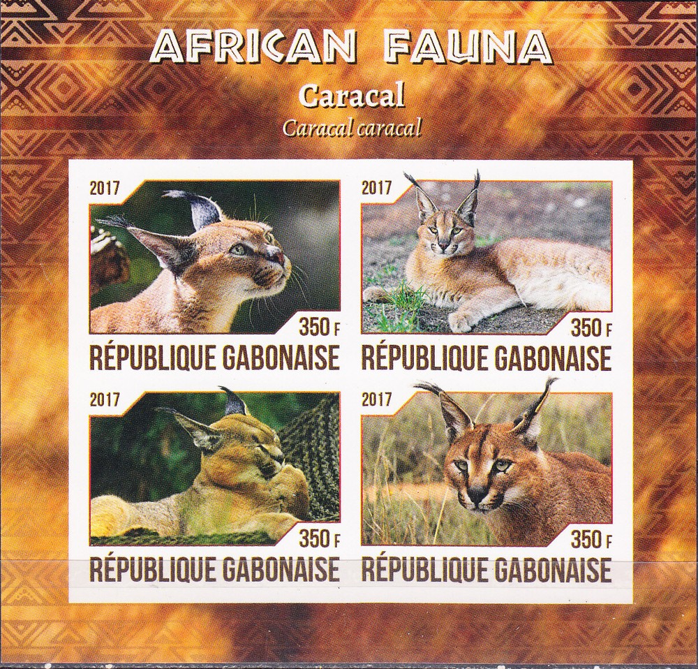 W GABON Y2017 (3) AFRICAN FAUNA