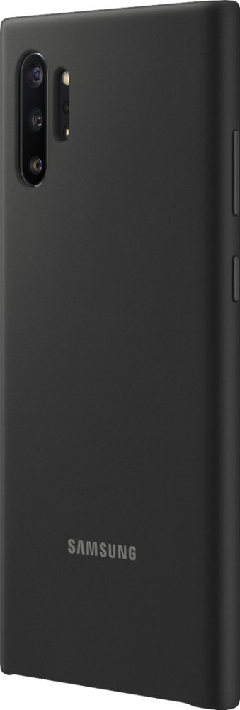 Samsung Galaxy Note10+ and Note 10+ 5G Silicone Case Protective Cover - Black
