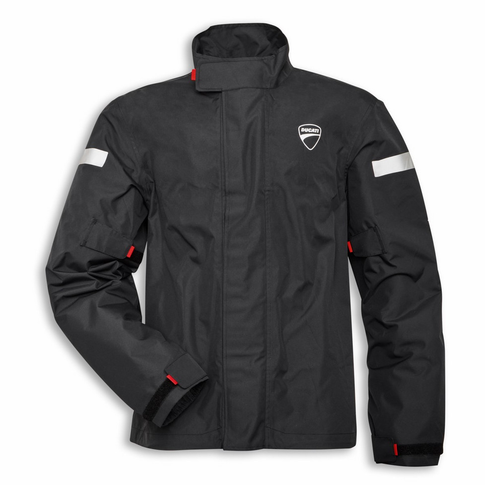 Ducati Revit Strada V3 Rain Jacket Black New