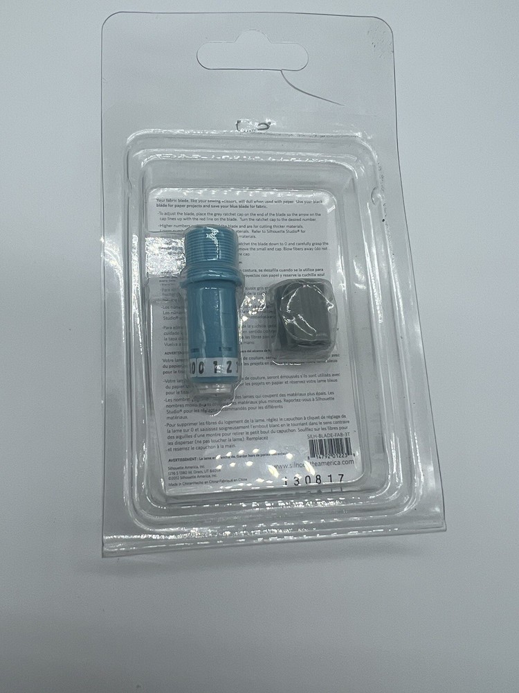 Open Box Silhouette Replacement Fabric Blade FAB-3T Interfacing Ratchet Cap