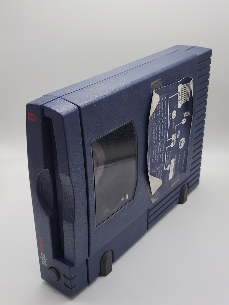 Iomega - 100MB External PC Zip Drive - Blue