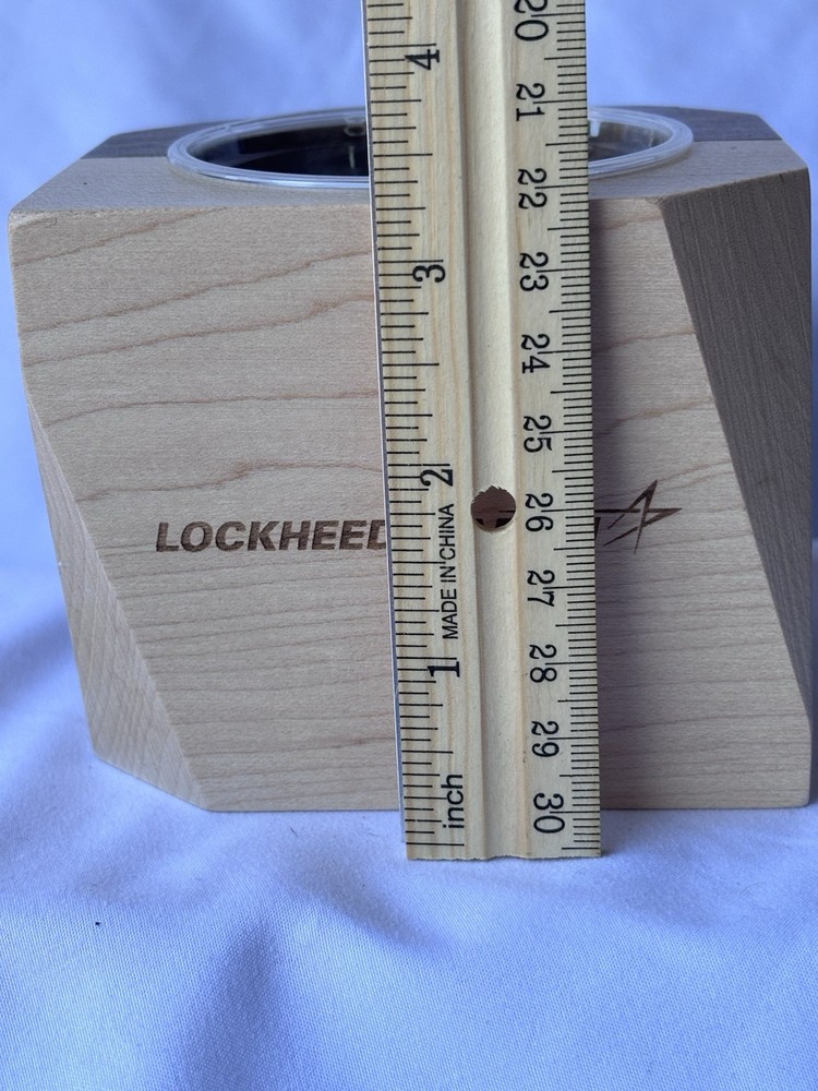 Lockheed Martin Abstract Wooden Planter