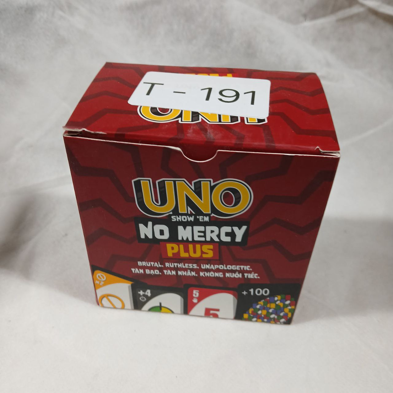 UNO Show ’Em No Mercy Plus Card Game, Brutal Rules Edition, 192+ Card