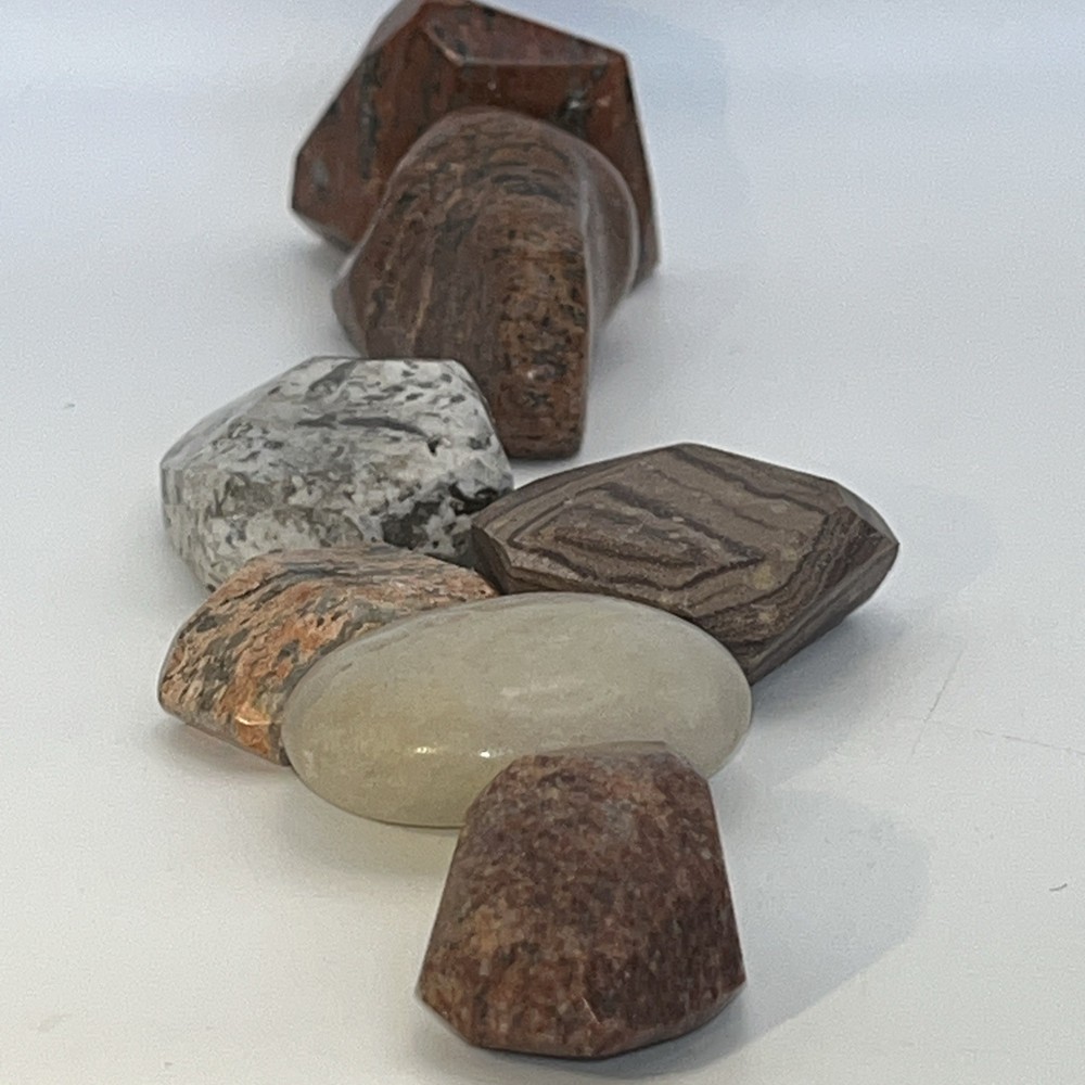 7 Assorted Polished Jaspers, etc