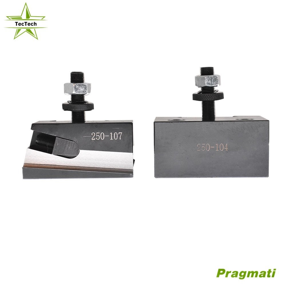 6Pack AXA 250-100 Size Piston Type Quick Change Tool Post Set For Swing Dia 12"