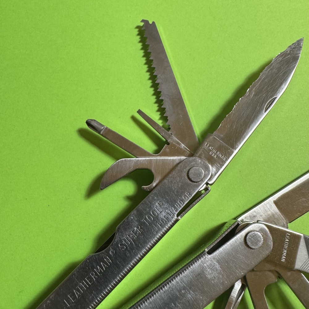 Leatherman Super Tool Plier Multi Tool Pocket Knife Stainless EDC #697