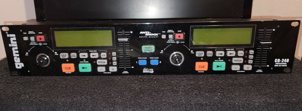Gemini CD-240 Dual CD Player Controller Deck Only No CD Dock ***Please Read***