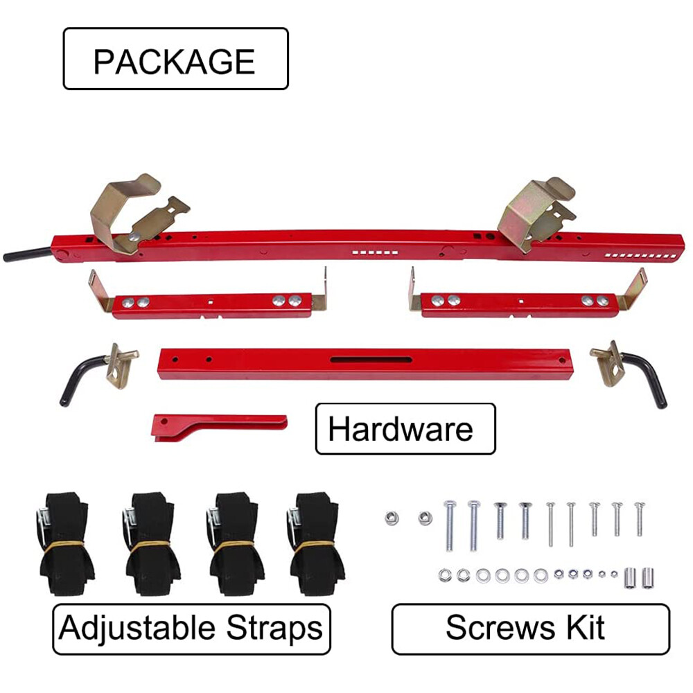 ELITEWILL 3 Place Weedeater Rack & 2 Place Backpack Blower Rack for Open Trailer