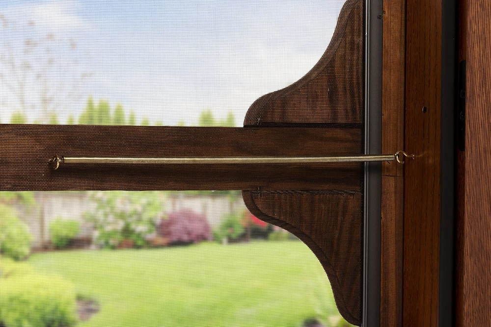 Screen Door Hardware Set, Brass Plated