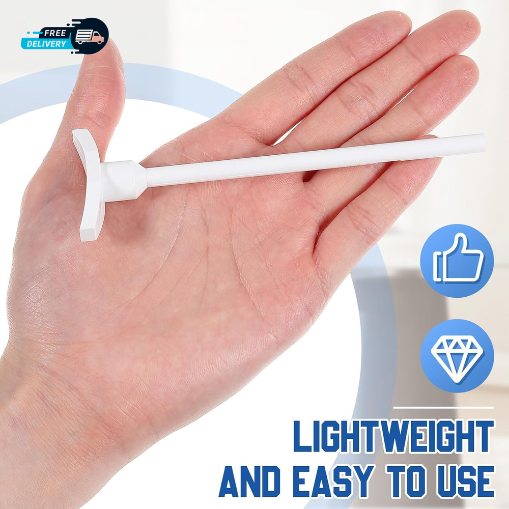 6 Pcs round Ceiling Diffuser Plastic Key Handle Vent Key for Steel Butterfly