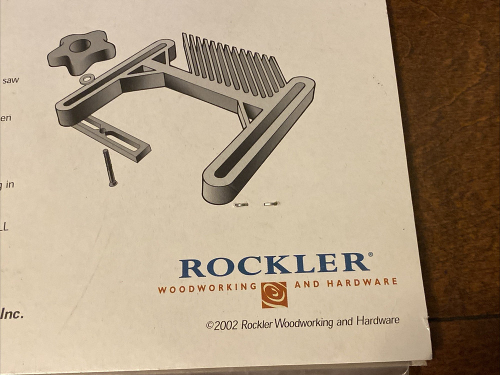 Rockler Woodworking Table Featherboard