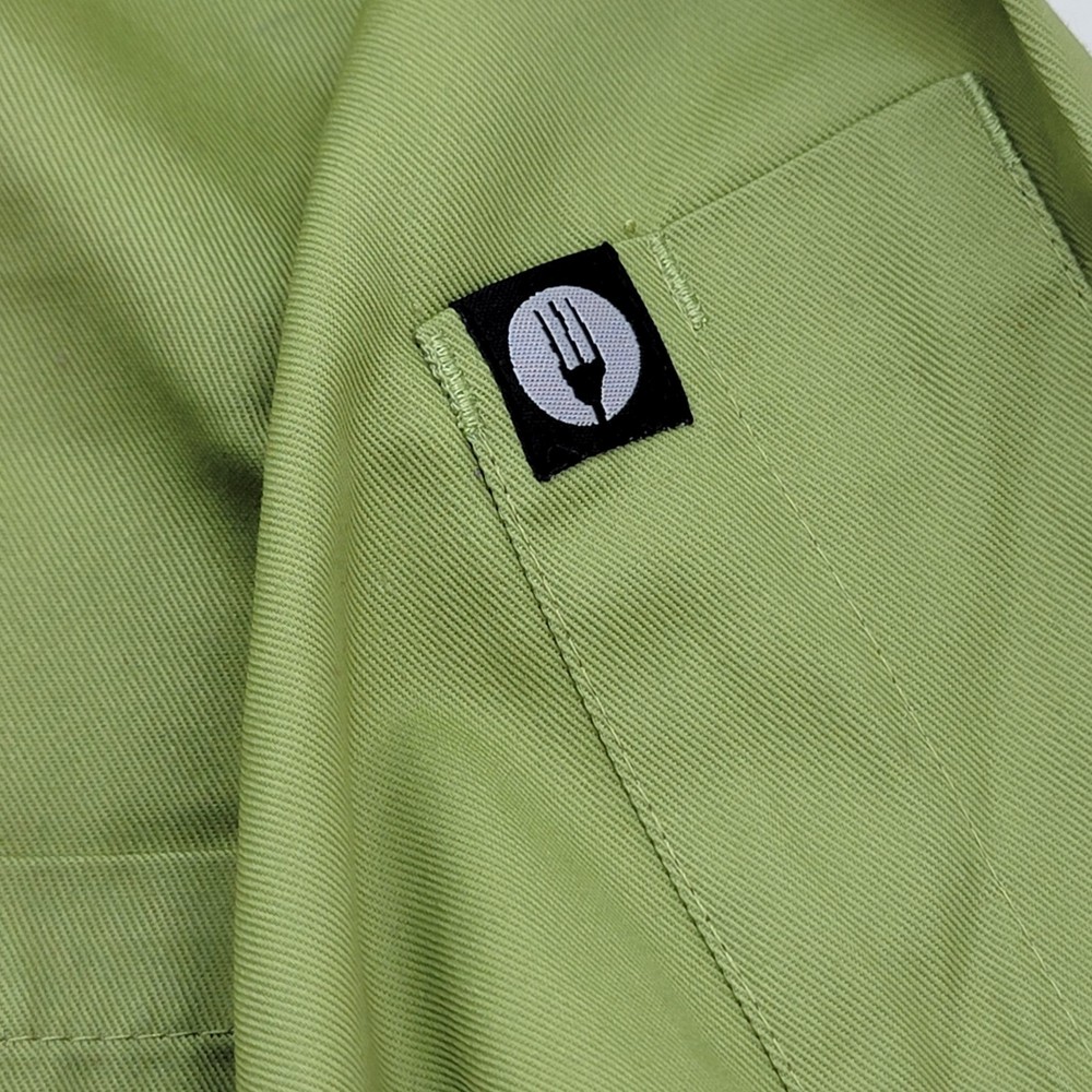 NWT Chef Works coat Medium avocado green Kitchen jacket