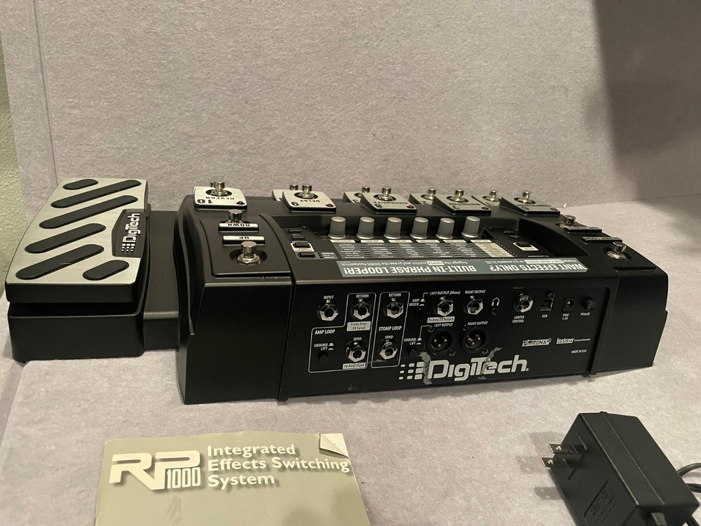 DIGITECH RP1000 MULTI EFFECTS GUITAR PEDAL IN BOX COMPLETE