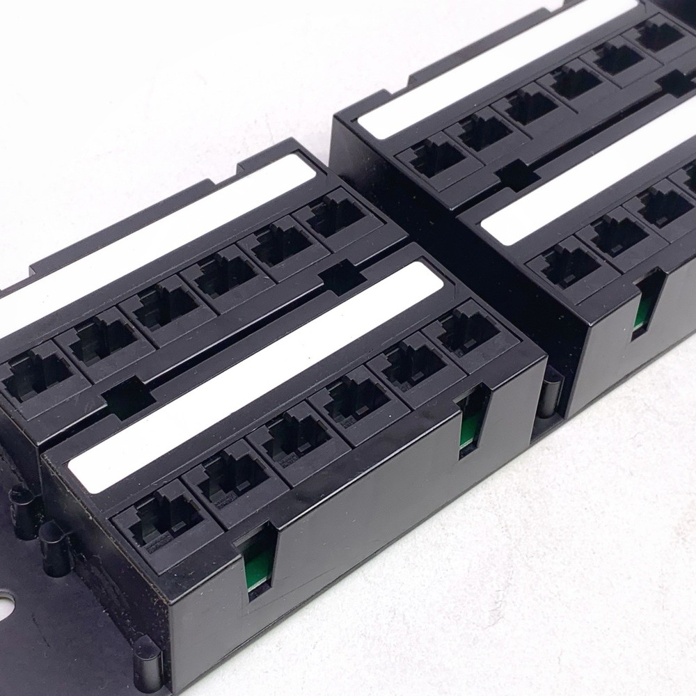 ADC RJ-45 Coupler Patch Feed-through Panel 48 Ports ADCPP48505 Cat 5e RJ-RJ NEW