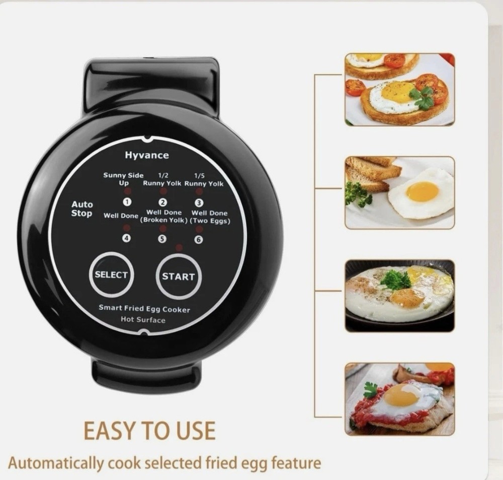 🏅Smart Fried Egg Cooker, 6 Fried Egg Features, Make fried egg Sunny side