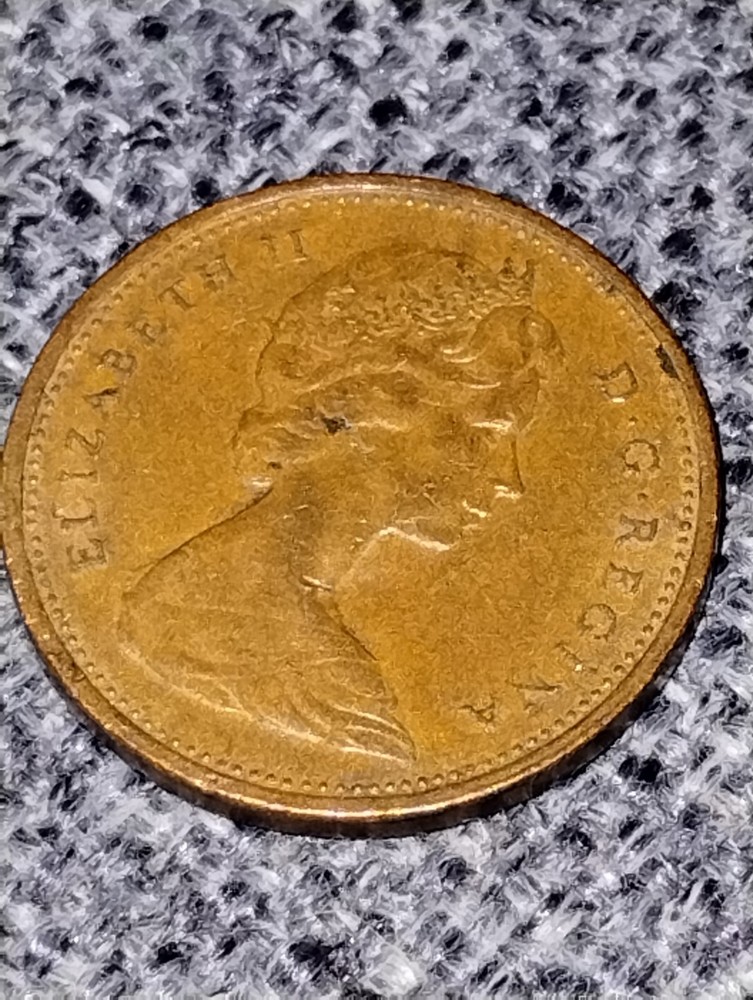 1970 Canada 1 Cent Queen Elizabeth II, Circulated