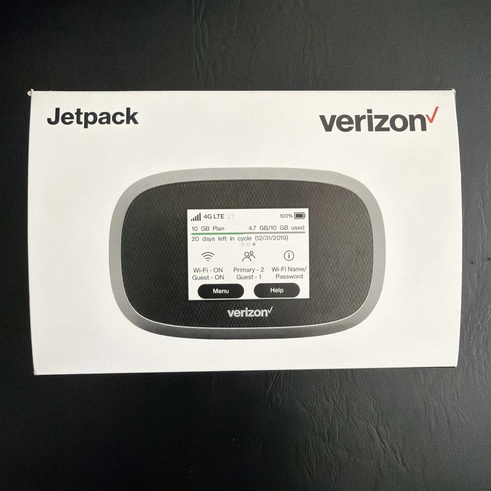 NEW Verizon Jetpack Mobile Hotspot MIFI 8800L 4G - MIFI8800L