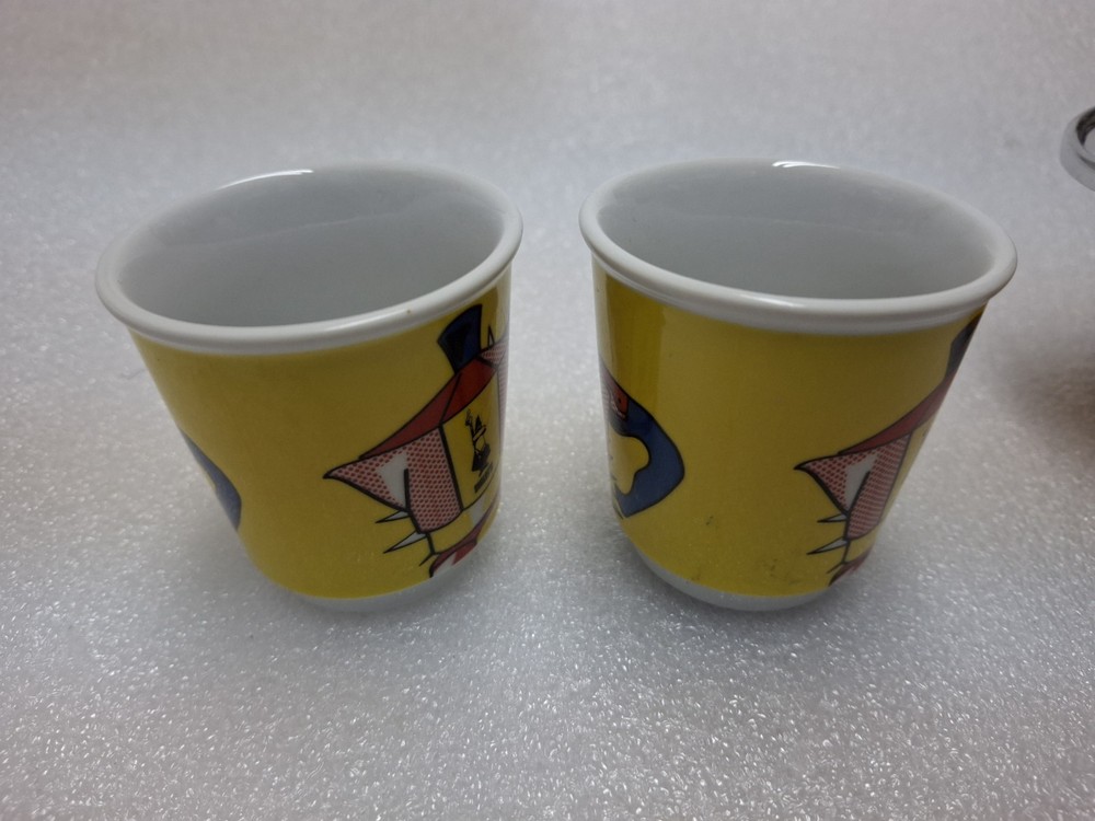 Bialetti - Mini Express Lichtenstein: Moka Set includes Coffee Maker 2-Cup 3oz