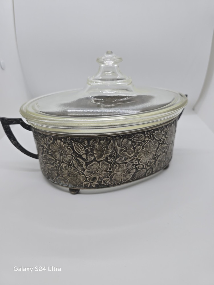 Holland Ware Pyrex Dish. Sheffield on Copper. Beautiful Original Condition.