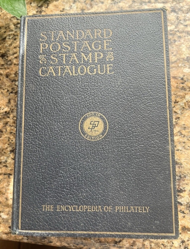 1944 Scott's Standard Postage &!Stamp Catalogue Hardcover Vintage