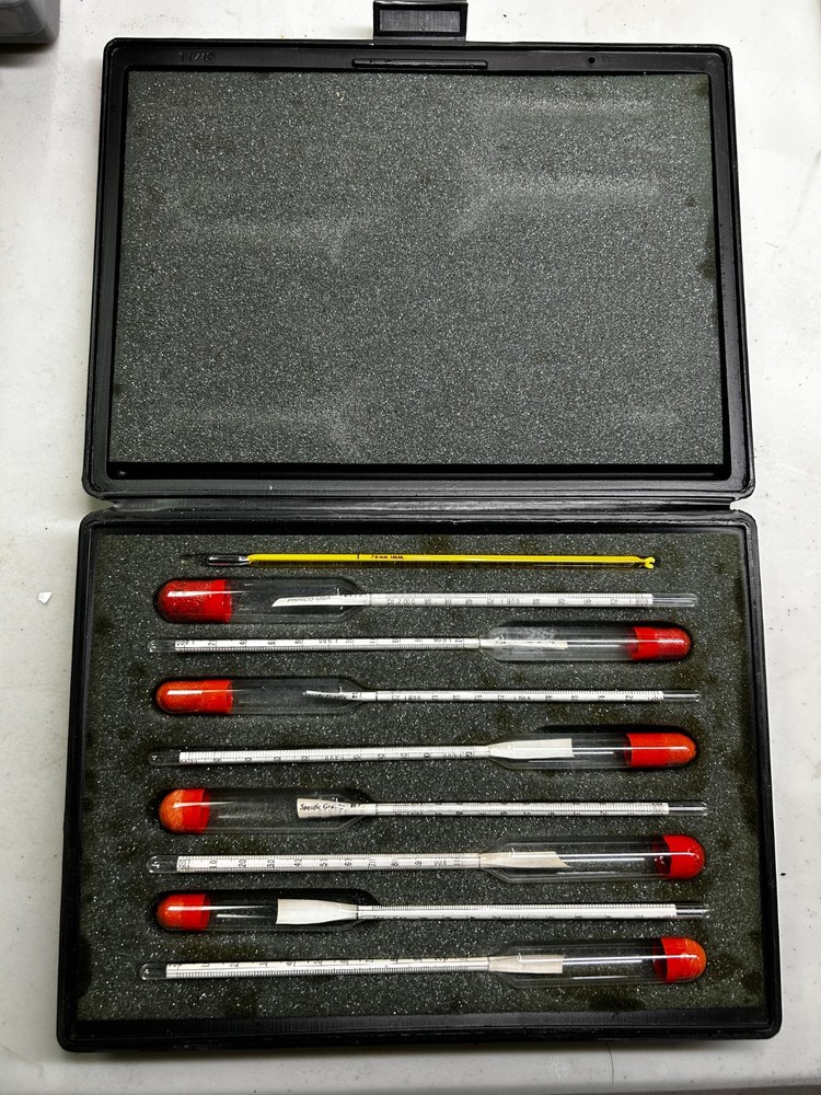 Princo Specific Gravity Hydrometer set of 8