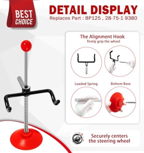 Adjustable Steering Wheel Holder Stand Tool for Wheel Alignment - Essential for