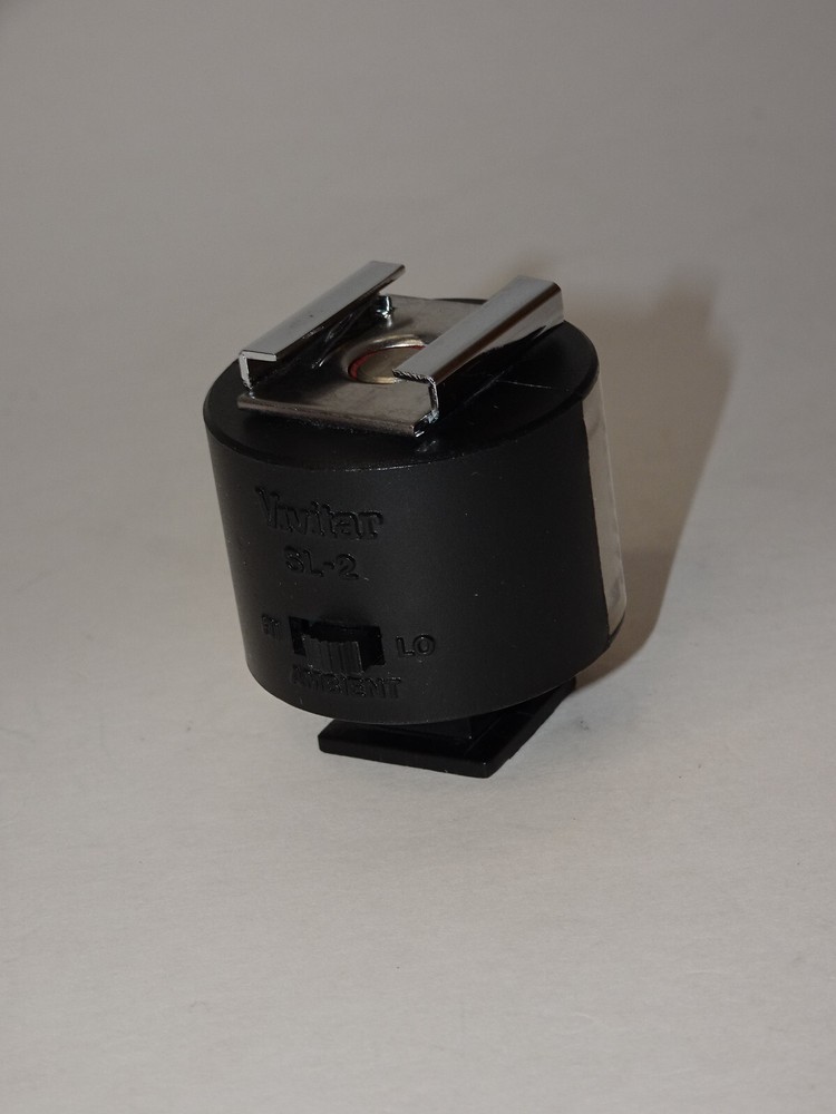 VIVITAR SL-2 REMOTE WIRELESS SLAVE FLASH TRIGGER PC OR HOT SHOE CONNECTION *