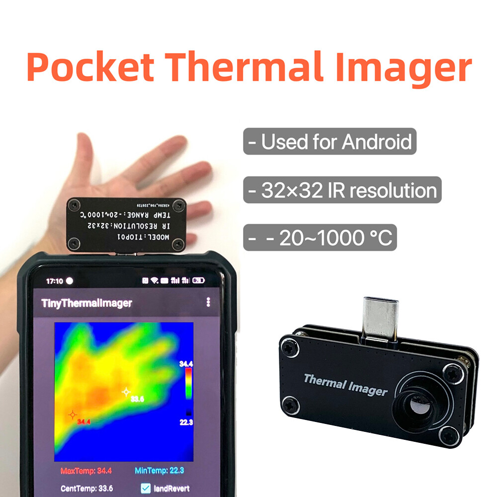 Infrared Thermal Imaging Camera IR Imager USB Type-C for Android Mobile Phone