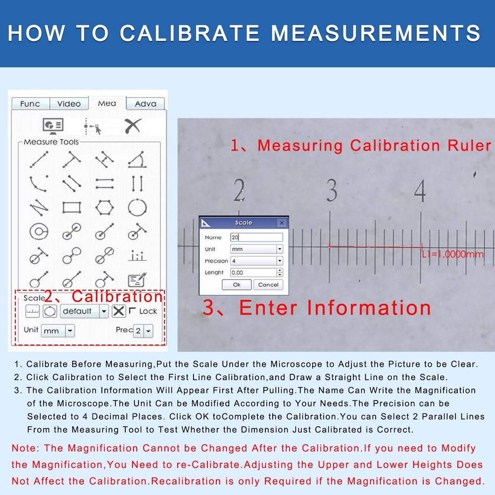 KOPPACE HD Measuring Microscope Industrial Camera 2 Million Pixels HDMI Output