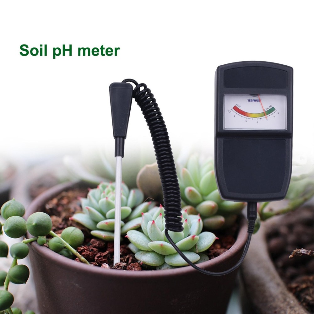 Portable Garden Farm Soil PH Meter Pointer Type Acidity Tester Gauge Tool