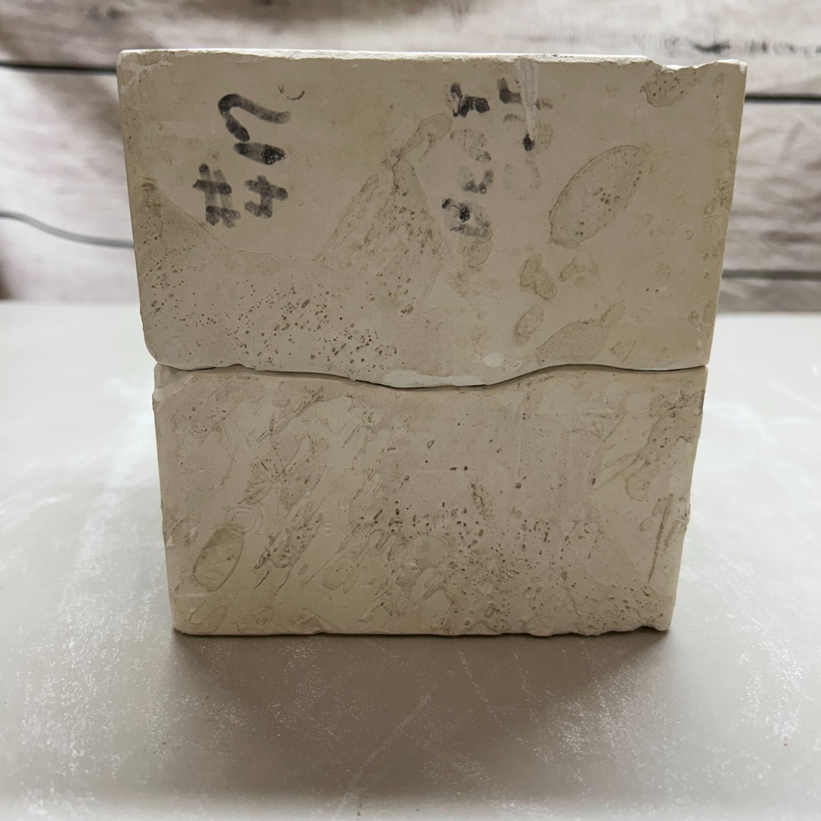 Vintage Unbranded Ceramic Slip Casting Mold Bear Cup #417