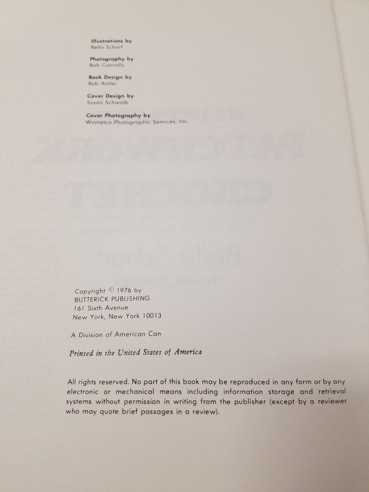 Illustrated Patchwork Crochet (C16-2-A)