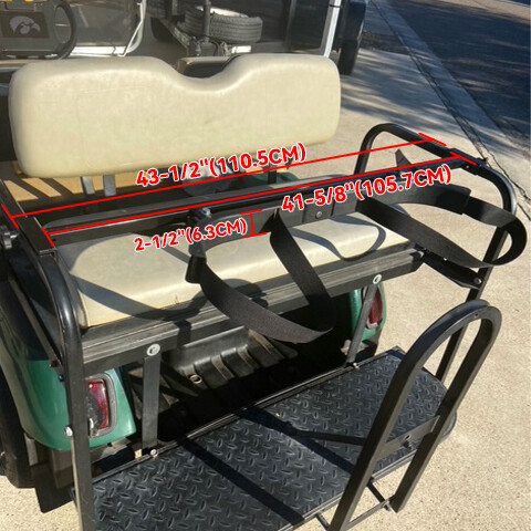 Universal Golf Bag Holder Bracket Attachment Cart Rear For EZGO Club Car Yamaha