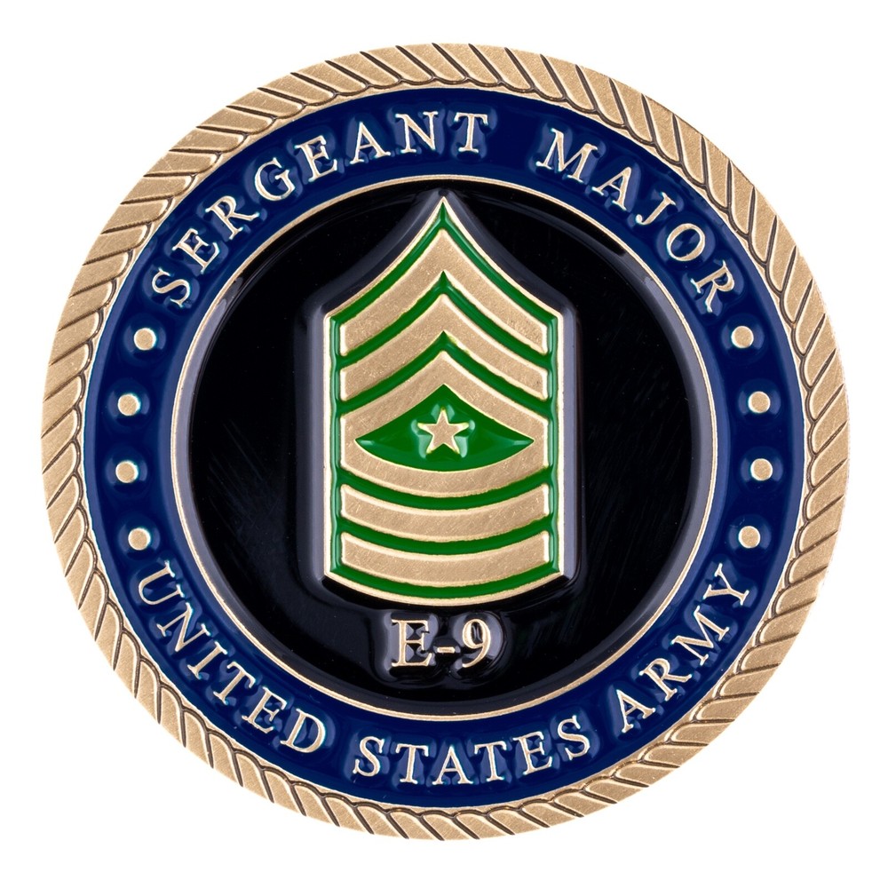 US Army Sergeant Major E9 Challenge Coin