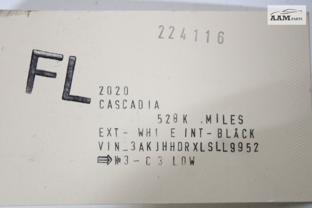 2018-2023 FREIGHTLINER CASCADIA FRONT LEFT DOOR COMPUTER CONTROL MODULE UNIT OEM