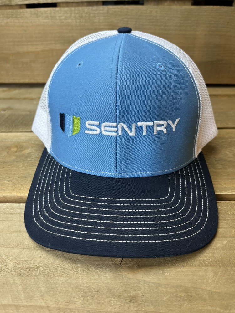Sentry Blue Snapback Baseball Hat Cap Richardson