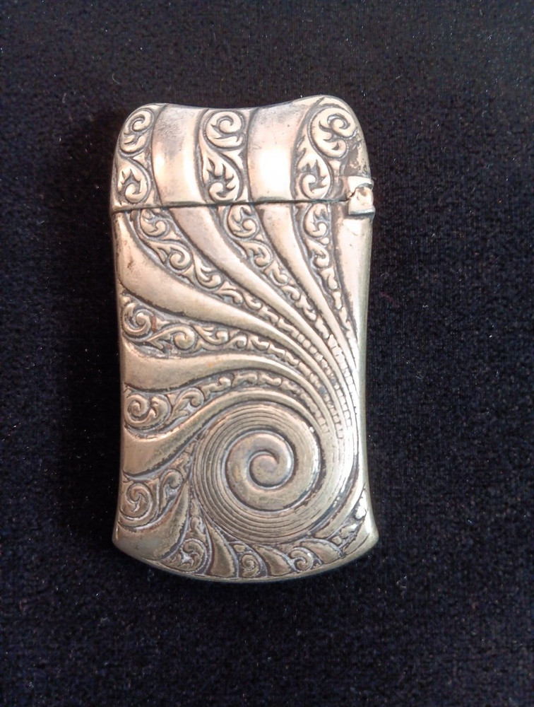 ART NOUVEAU MATCH SAFE SWIRL PATTERN Sterling Silver?