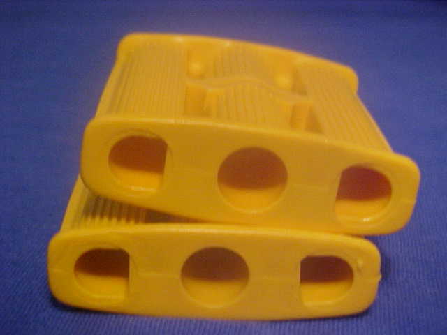 Vintage 7/16" Tricycle Pedals with caps, Elgin Colson Murray Huffy Amf Ross nos