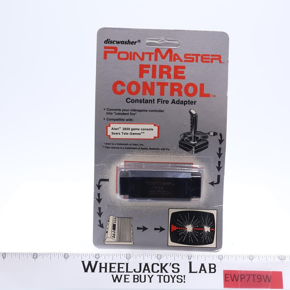 PointMaster Fire Control Constant Fire Adapter ATARI 2600 SEALED NOS 1982