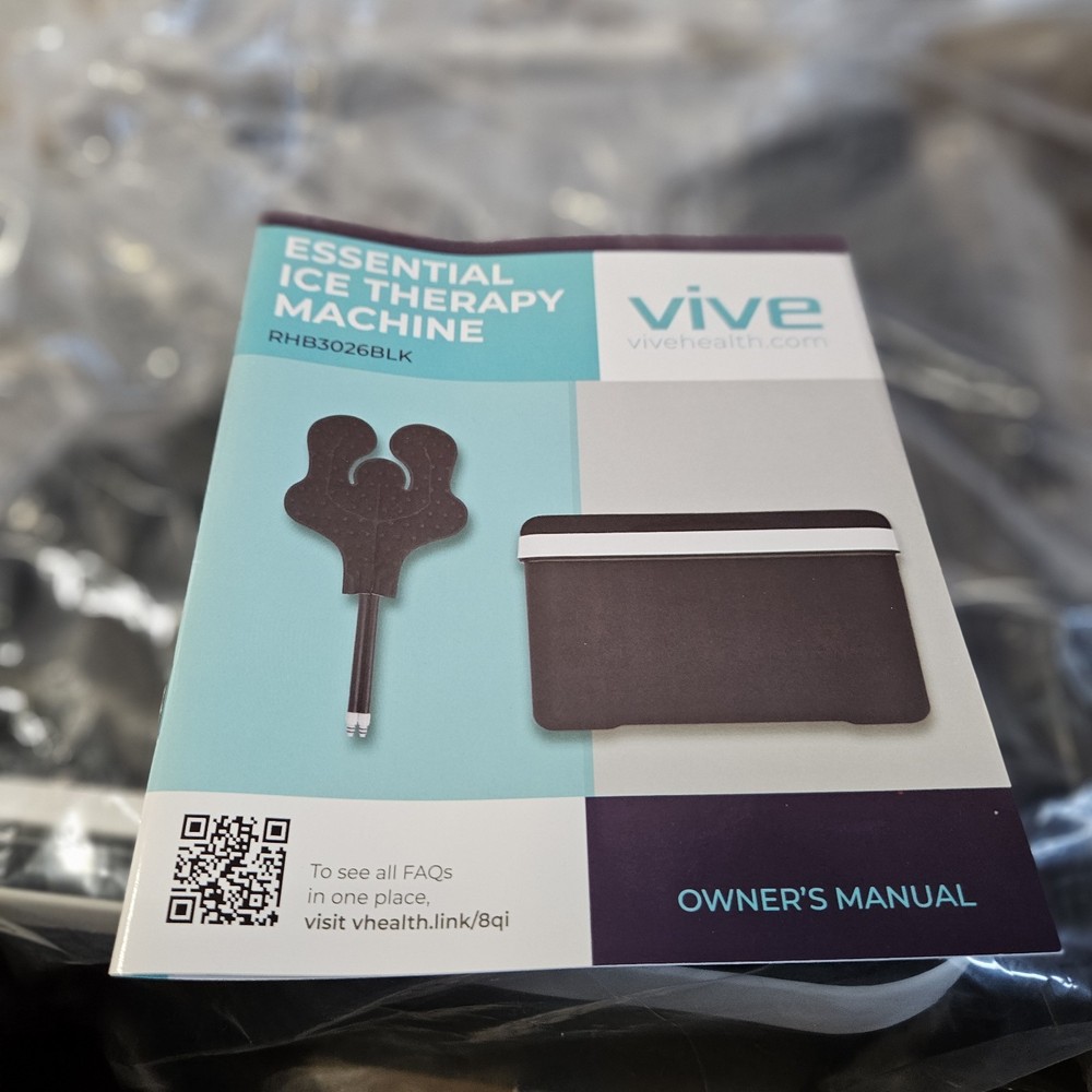 Vive Ice Machine For Knee, Ankle & Shoulder Wrap - New