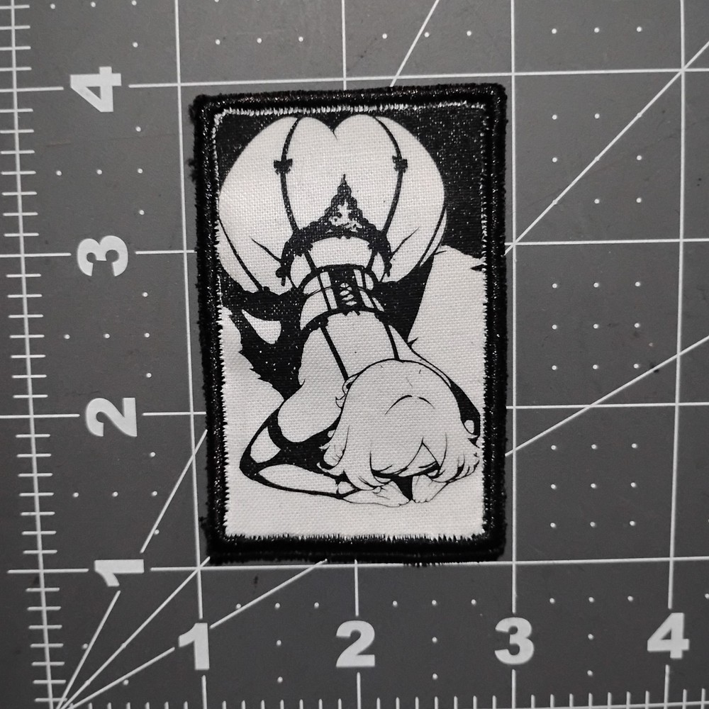 Anime Waifu Ecchi Tactical Moral Embroidered Hook And Loop Patch